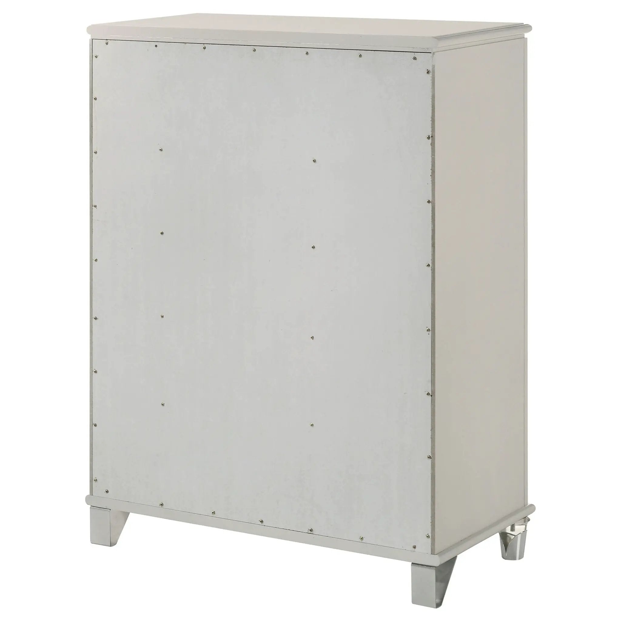 Gwendolyn - 5 Drawer Bedroom Chest Of Drawers - White by HouseOfZazla