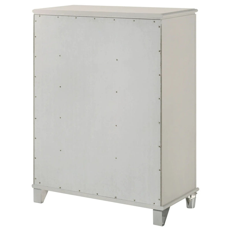 Gwendolyn - 5 Drawer Bedroom Chest Of Drawers - White by HouseOfZazla