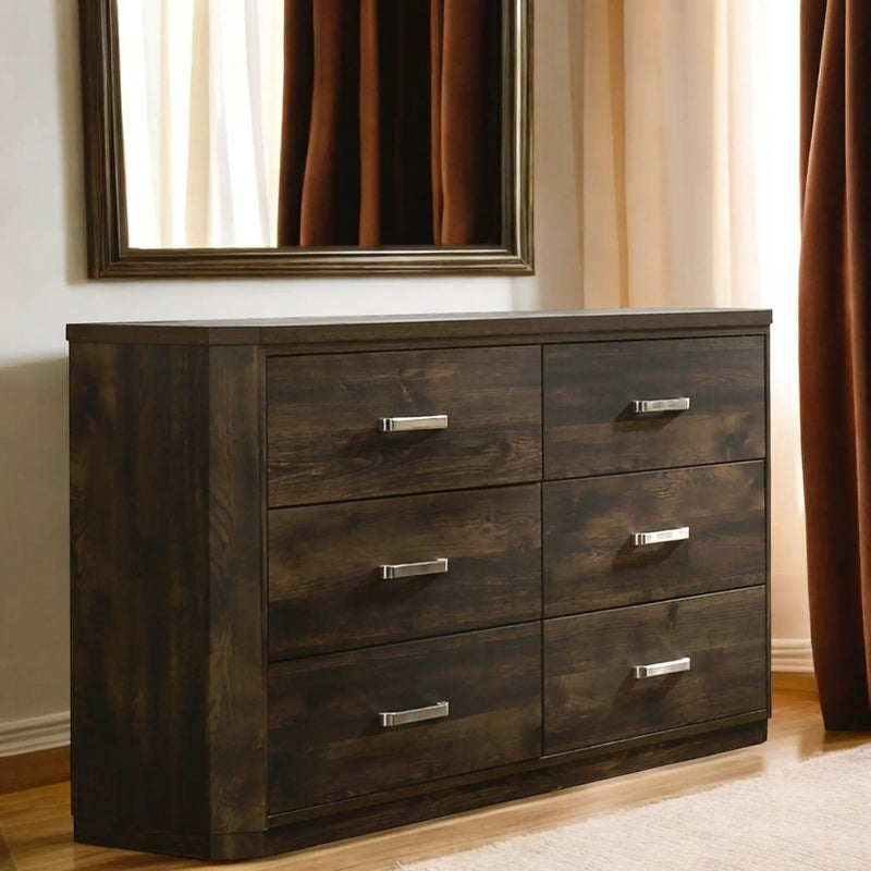 Elettra - Rustic Dresser - Walnut by Unique Piece Furniture
