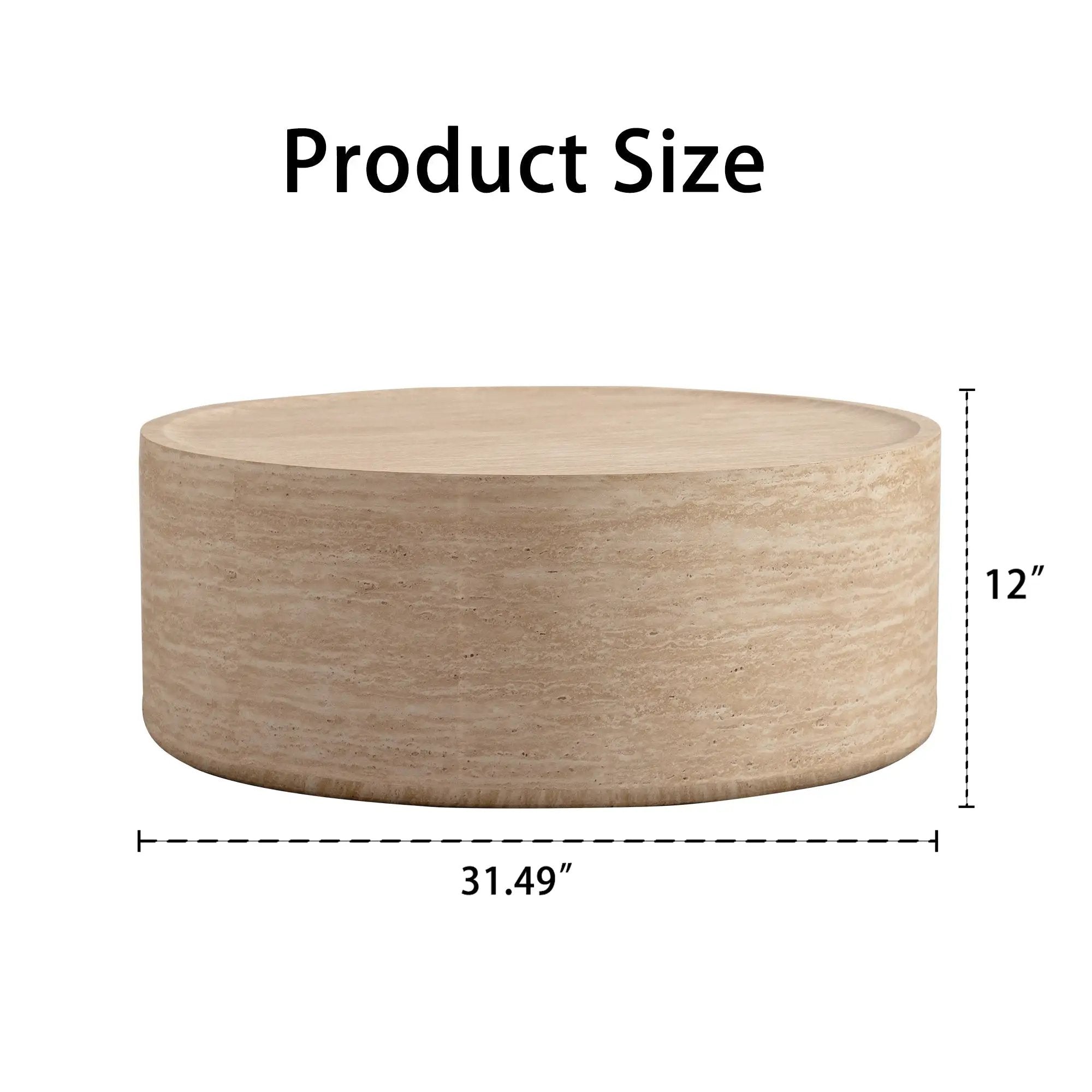 31.5'' Round Coffee Table with Mars Pattern by HouseOfZazla