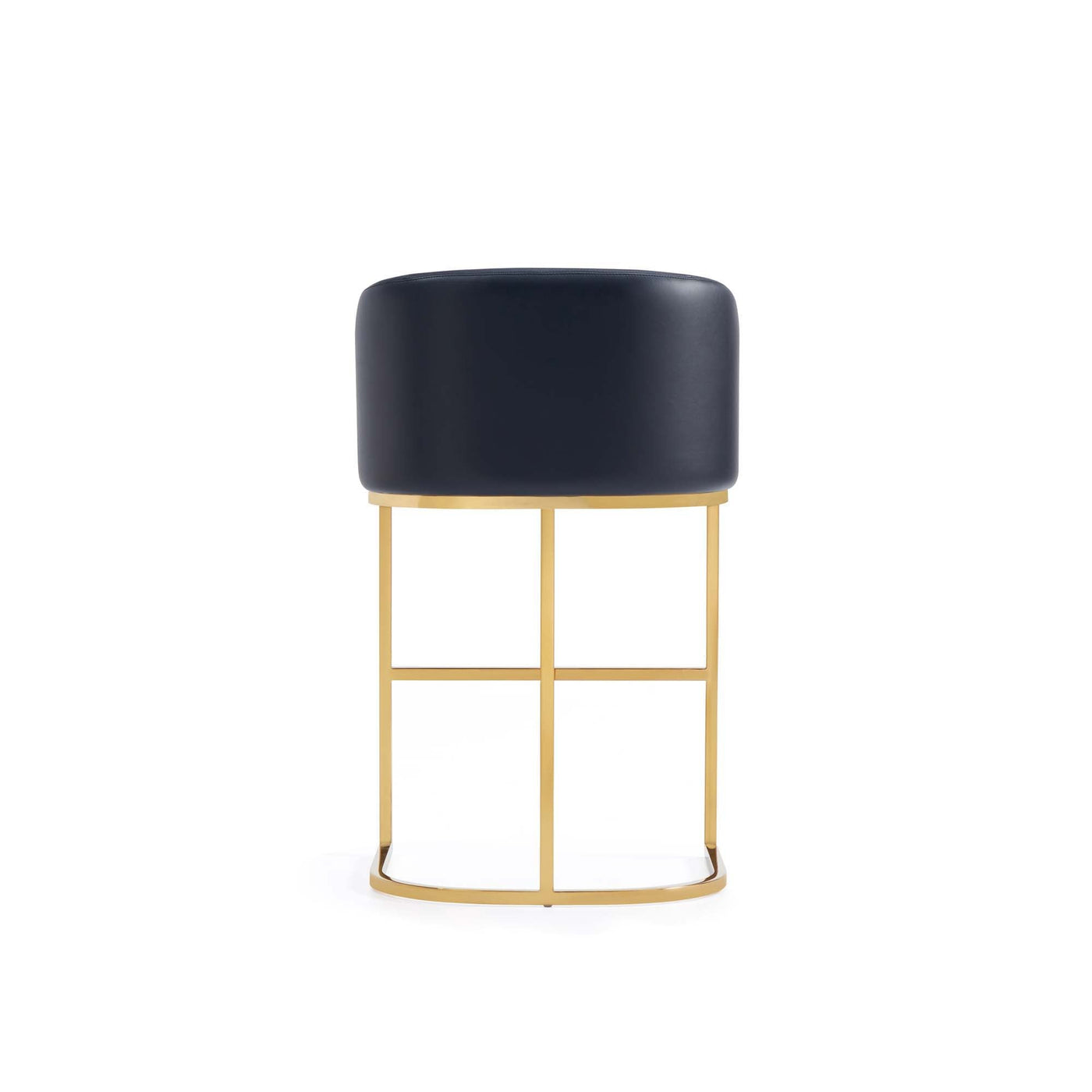 Mid-Century Modern Stool With Steel Base by HouseOfZazla
