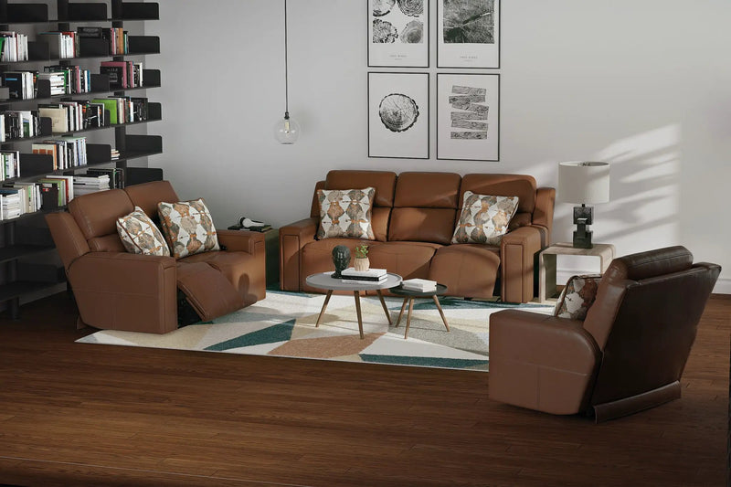 Arezzo - Power Headrest Power Lay Flat Recliner With Zero Gravity/Extended Ottoman by Unique Piece Furniture