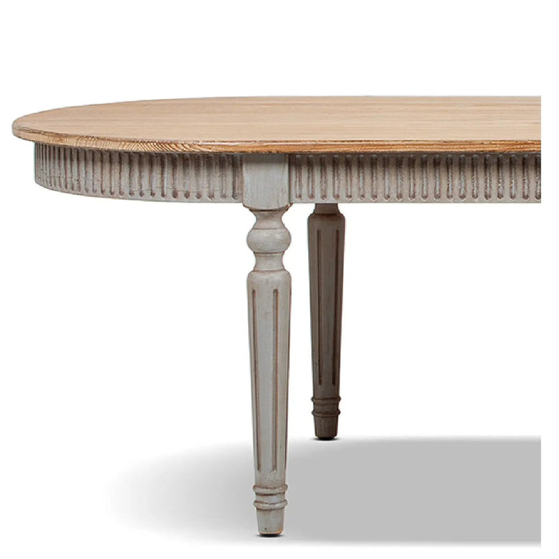 Colette 94' Reclaimed Wood Oval Dining Table by HouseOfZazla