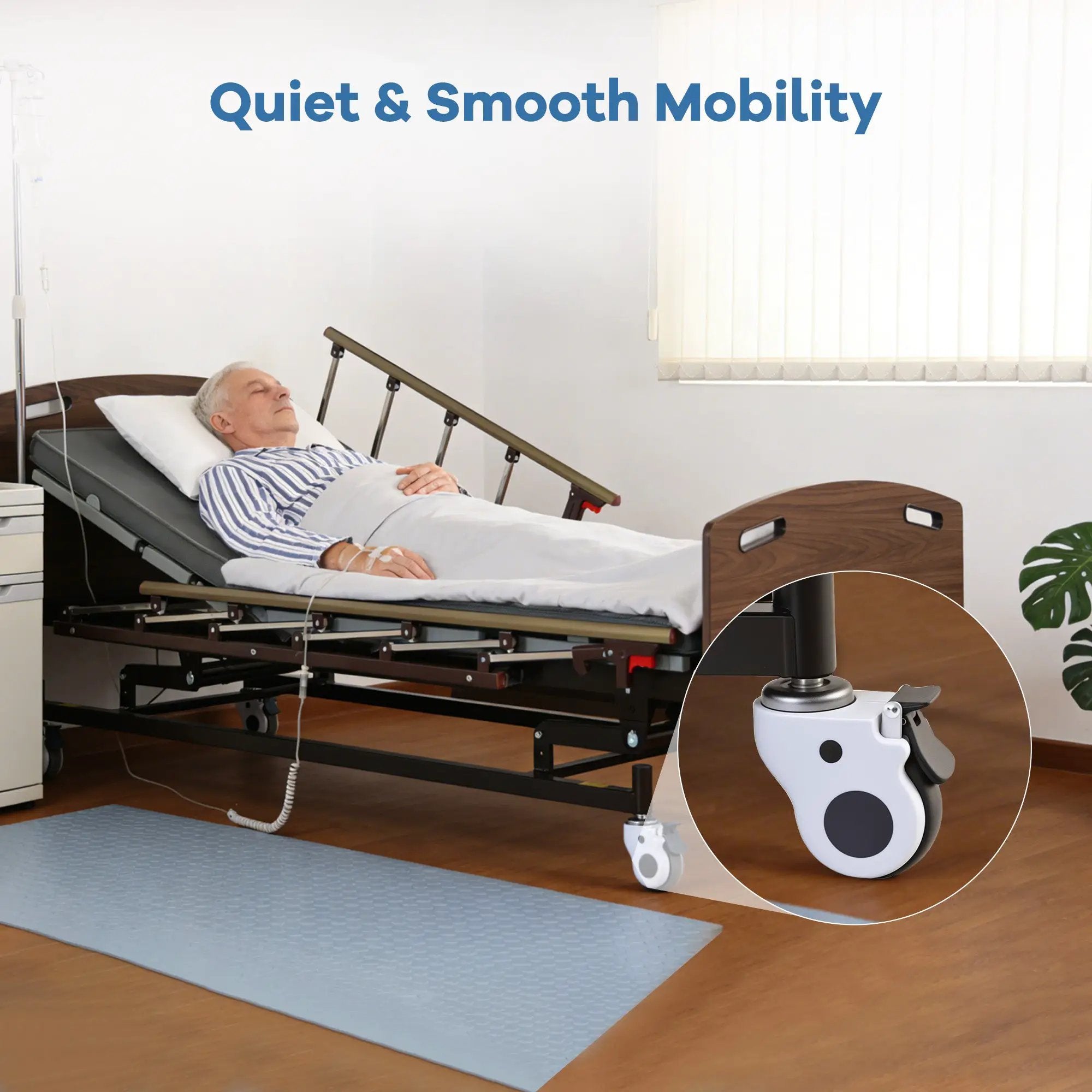 Electric Hospital Bed for Home Care by HouseOfZazla