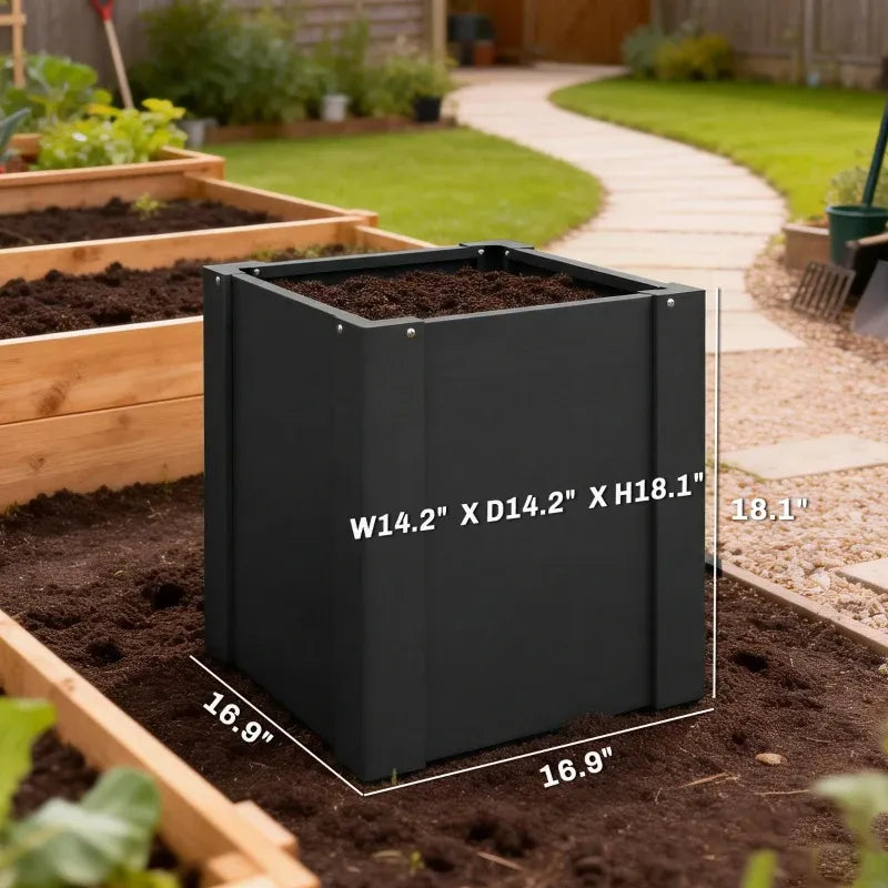 Modern Planter Bed, Outdoor Planter Box, Elevated Garden Bed by HouseOfZazla