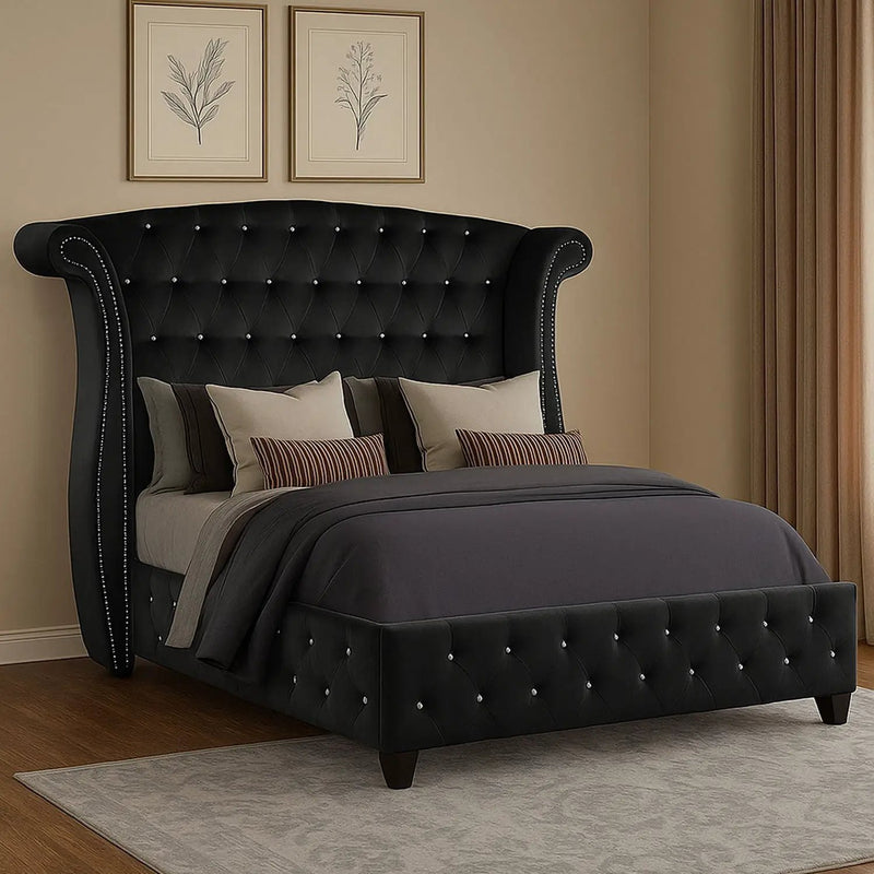 Sophia - Upholstered Bed by HouseOfZazla