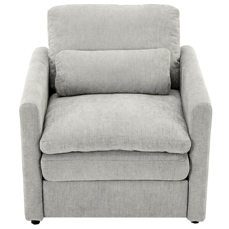 Cozy Upholstered Cushion Armchair For Living Room by HouseOfZazla