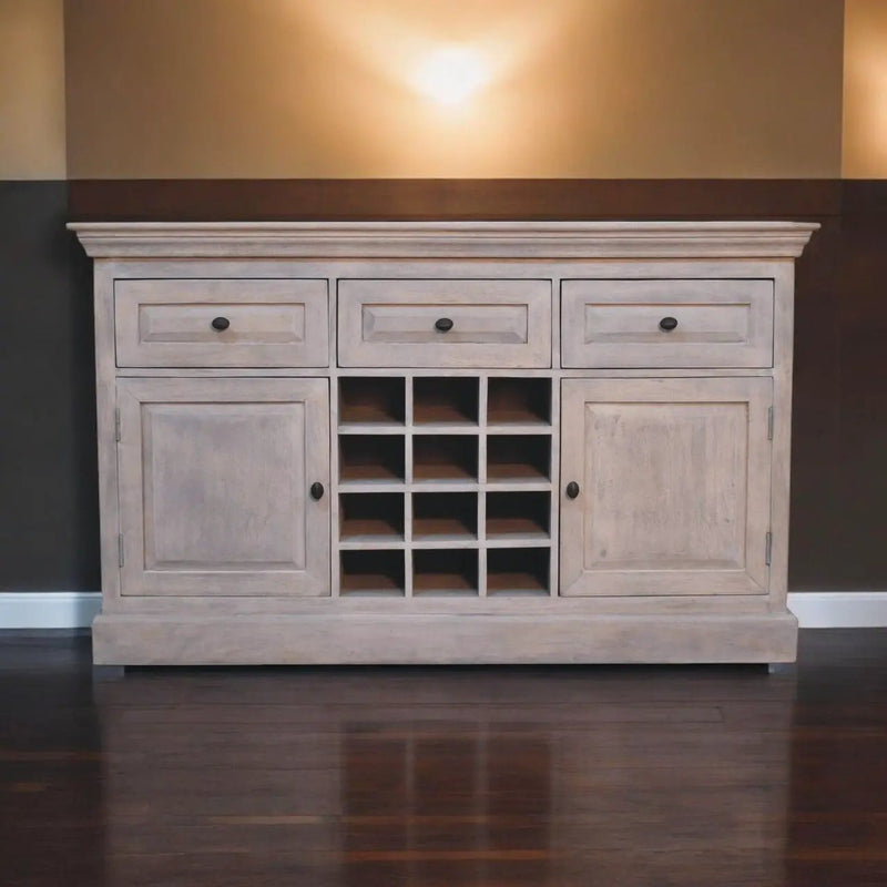 Wine Storage Unit - Gray Ash by Unique Piece Furniture