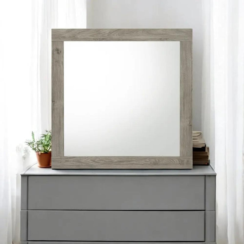 Mari - Mirror - Light Gray Finish by Unique Piece Furniture