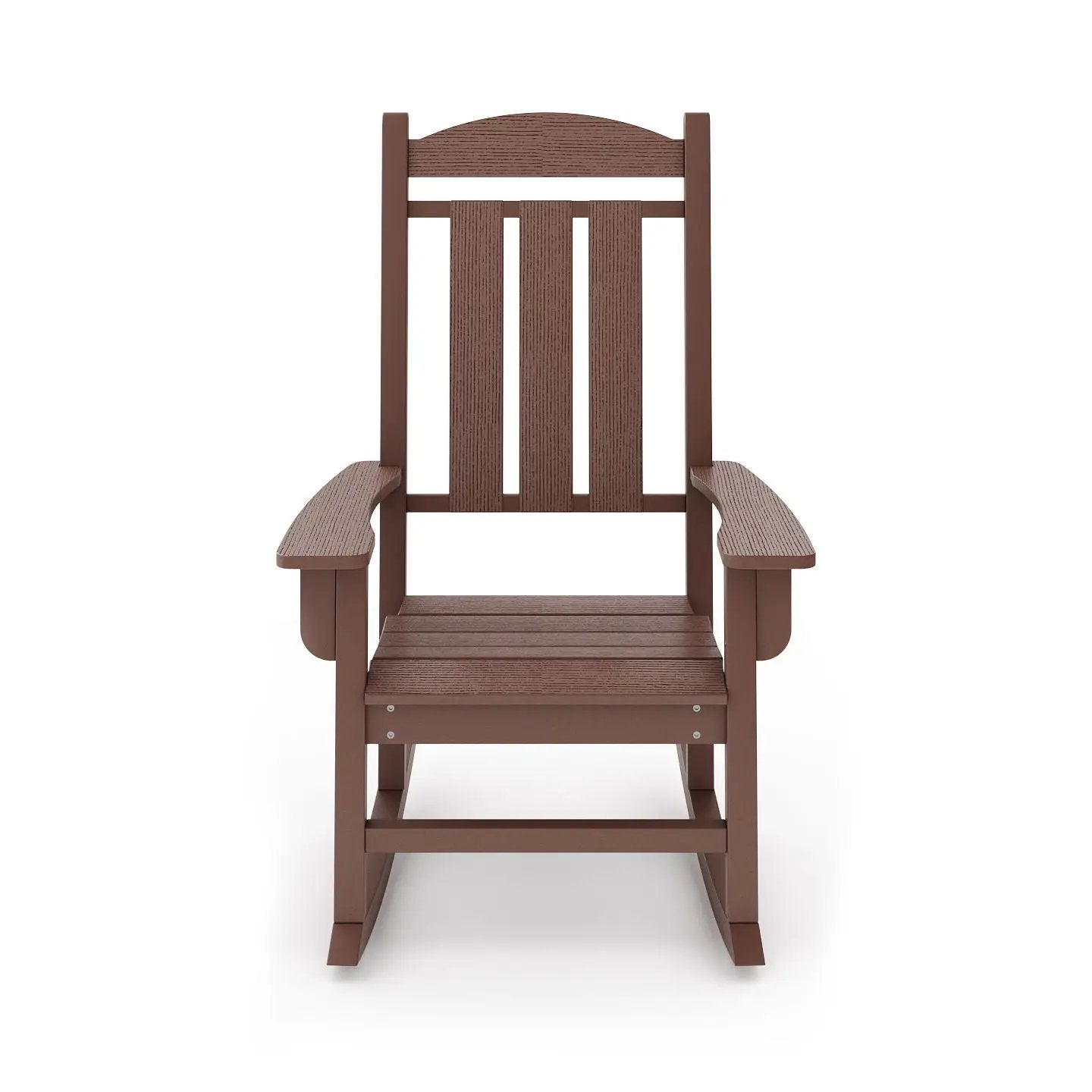 Traditional Porch Rocker Classic HDPE Poly Lumber For Porch, Patio, And Garden Comfort by Unique Piece Furniture