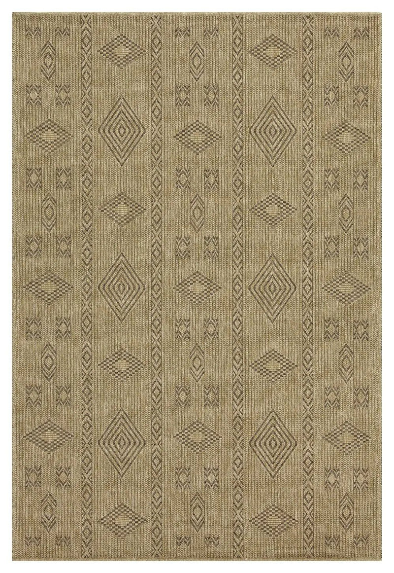 Earth - 7'10" X 10'3" Indoor, Outdoor Area Rug - Natural, Mocha by HouseOfZazla