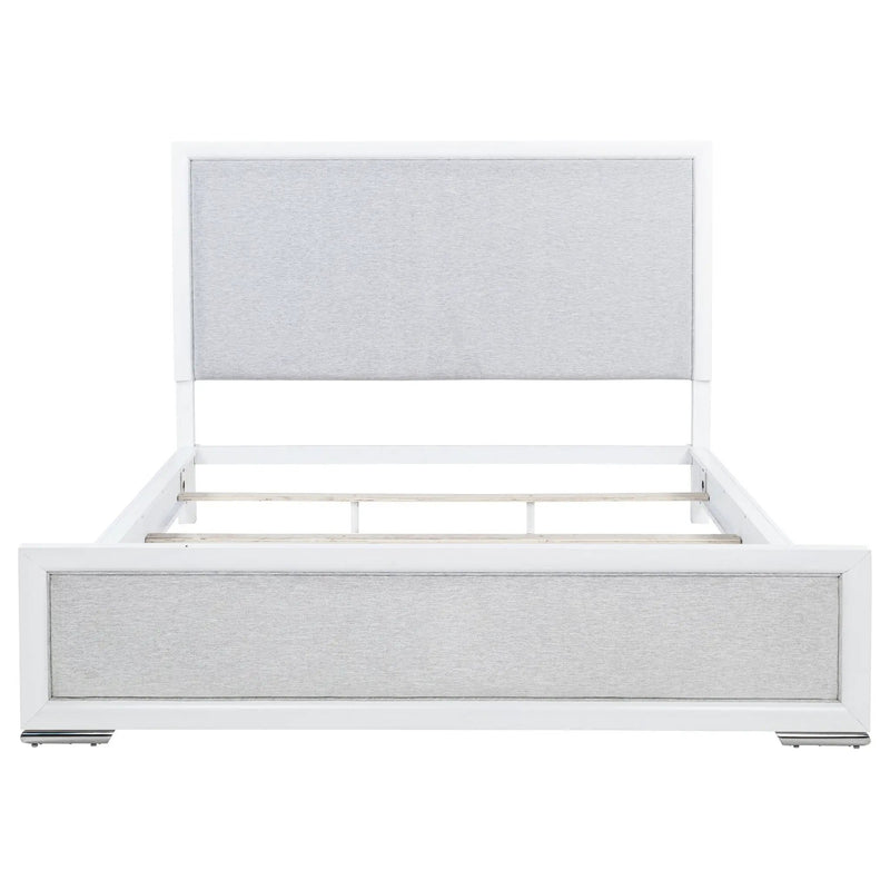 Gracemont 57-inch California King Panel Bed Grey and White by Unique Piece Furniture