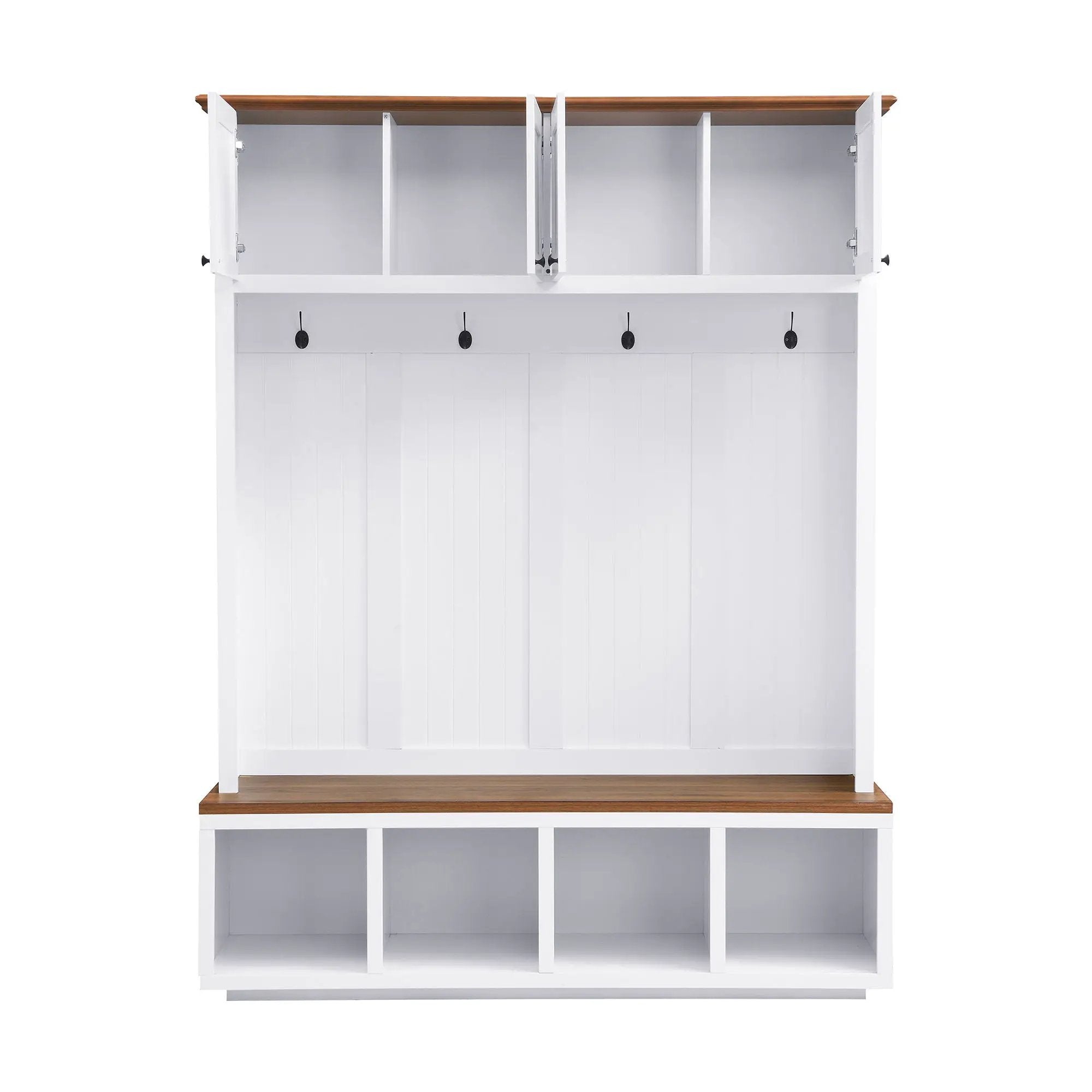 Entryway Hall Tree With Bench And Storage by HouseOfZazla