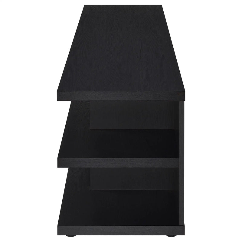 Cartmill 78-inch 2-tier TV Stand Media Console Black by Unique Piece Furniture