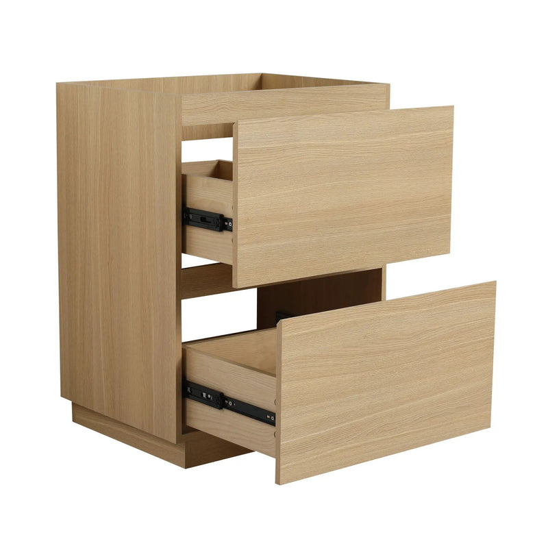 Modern Freestanding Bathroom Vanity Cabinet With Double Drawer by HouseOfZazla