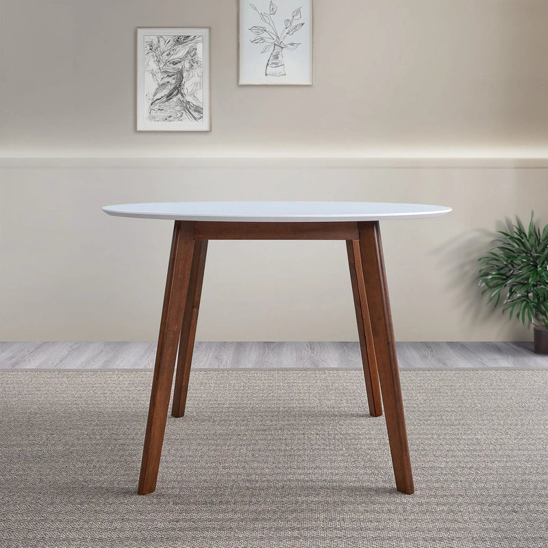 Dining Table - Brown / White by HouseOfZazla