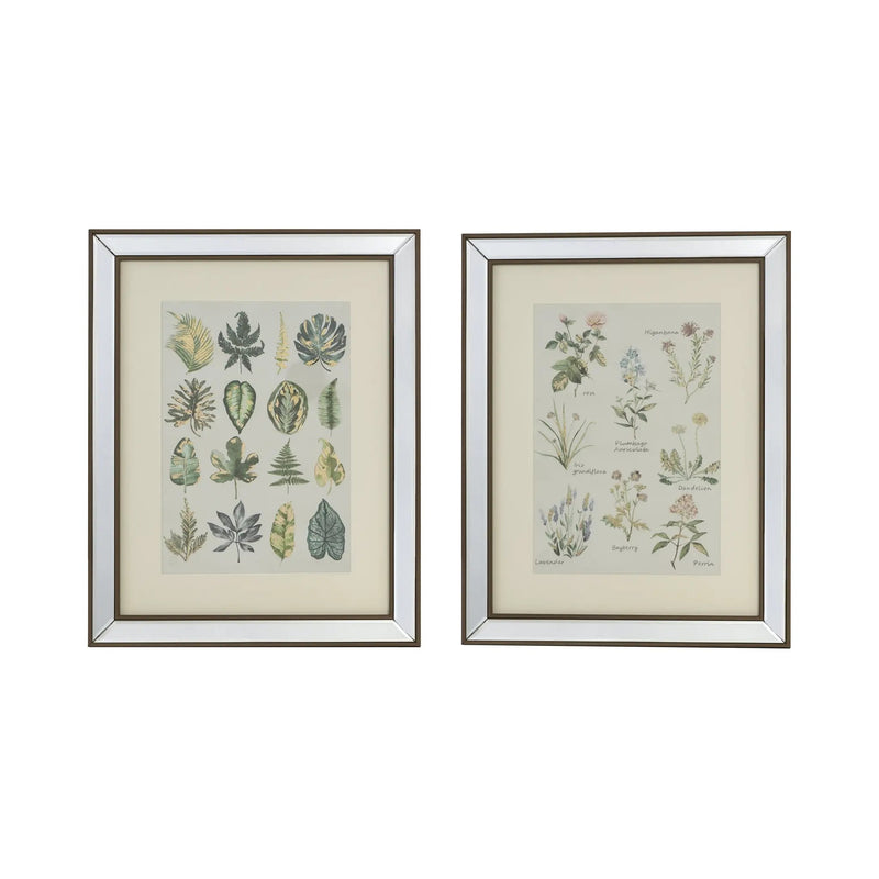 Set of 2 Liana Mirror Framed Wall Art by HouseOfZazla