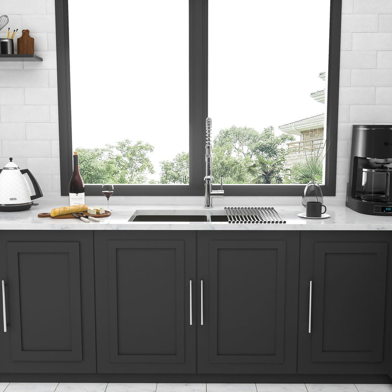 Modern Double Bowl Undermount Kitchen Sink 50 / 50 Design Stainless Steel by HouseOfZazla