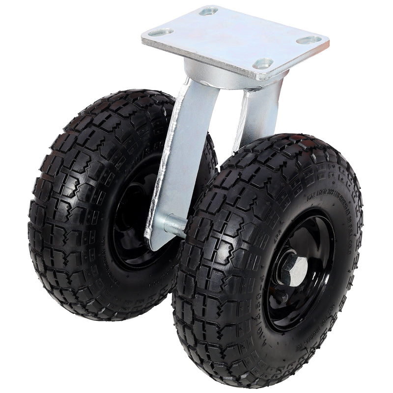 10 in Dual Air Wheels Swivel Caster, 660LBS Load Capacity by HouseOfZazla