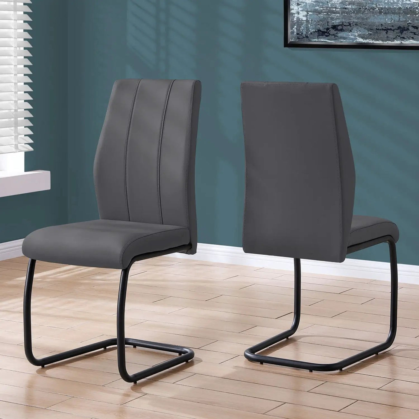 Dining Chair, Side, Upholstered For Dining Room, Contemporary & Modern (Set of 2) by Unique Piece Furniture