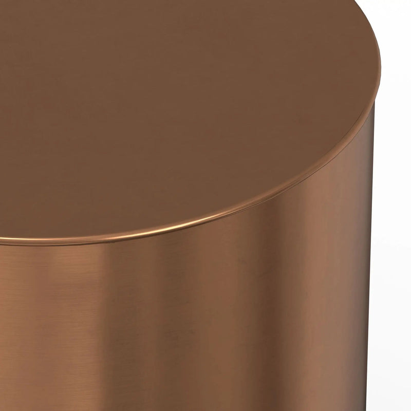 Curtis - Ombre Metal Cylinder Accent Table by Unique Piece Furniture