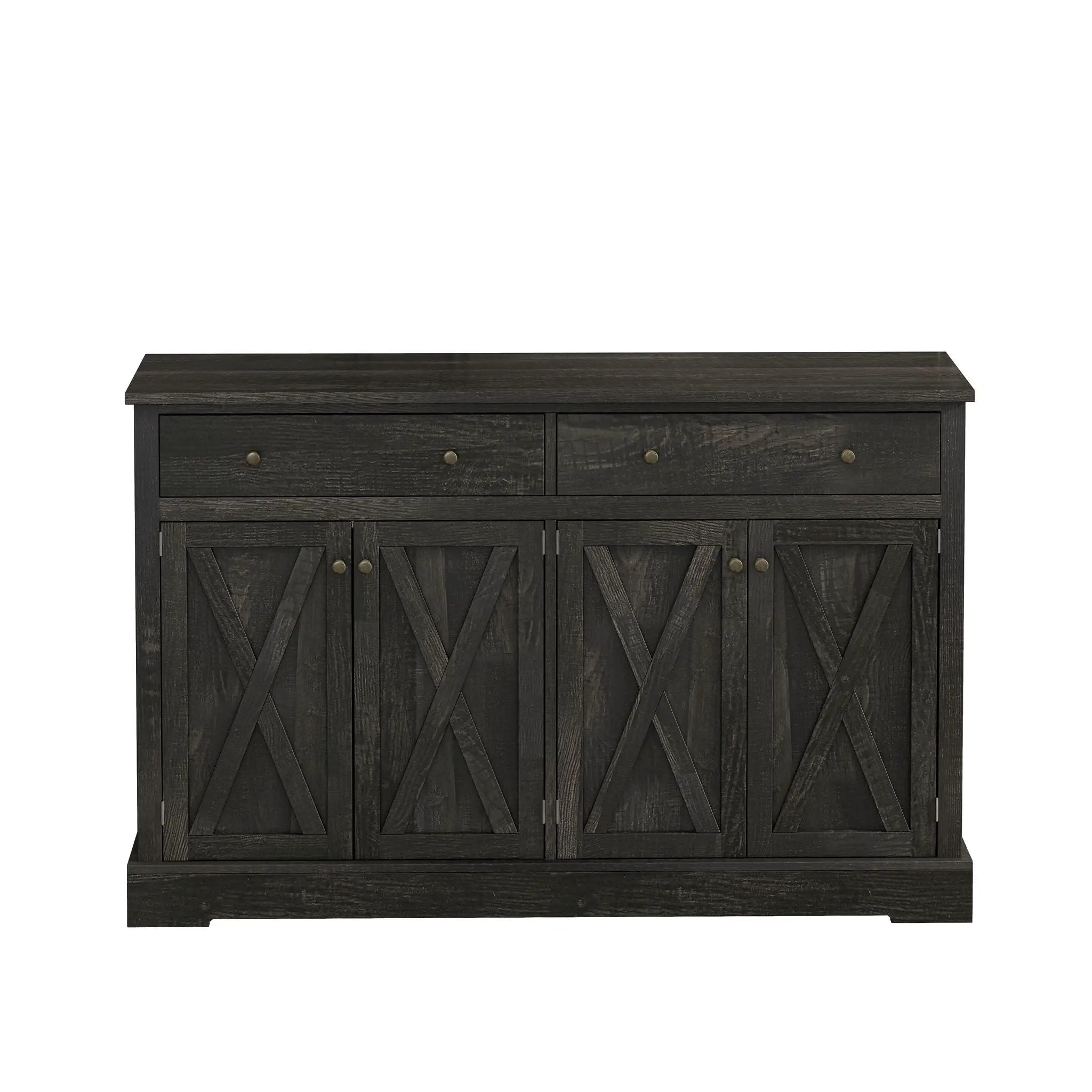 Vintage Sideboard With 2 Drawers And Four Doors For Living Room by HouseOfZazla