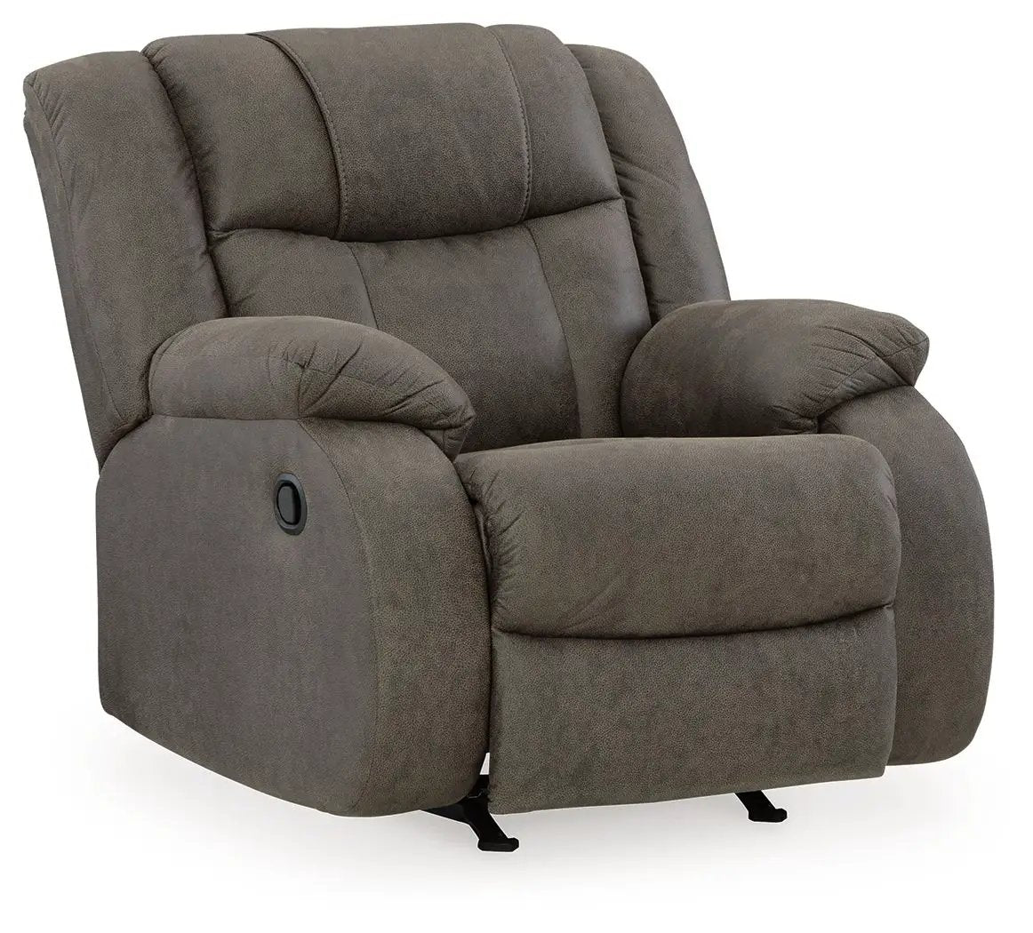 First Base - Rocker Recliner - Gunmetal by Unique Piece Furniture