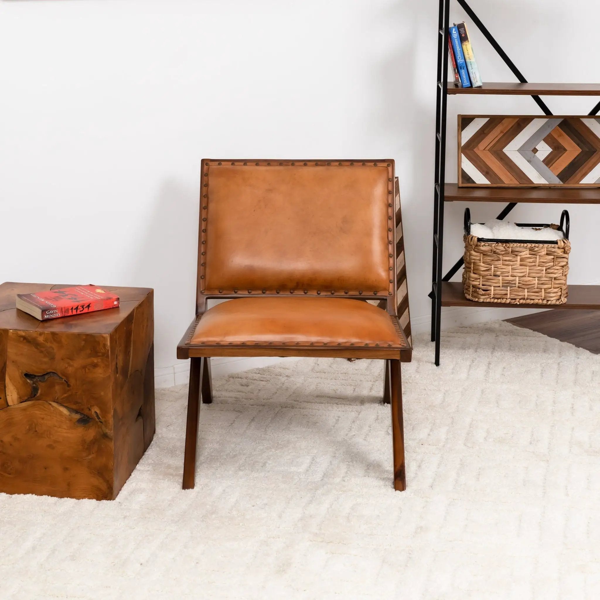 Colin - Lounge Chair - Brown / Tan by Unique Piece Furniture