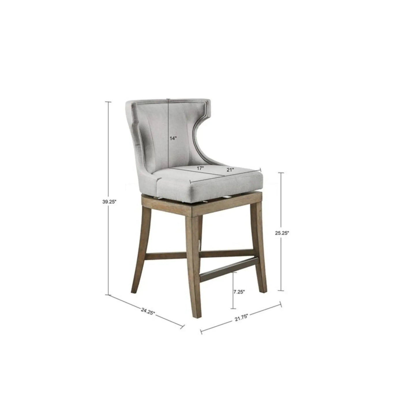 Carson - Counter Stool With Swivel Seat by Unique Piece Furniture