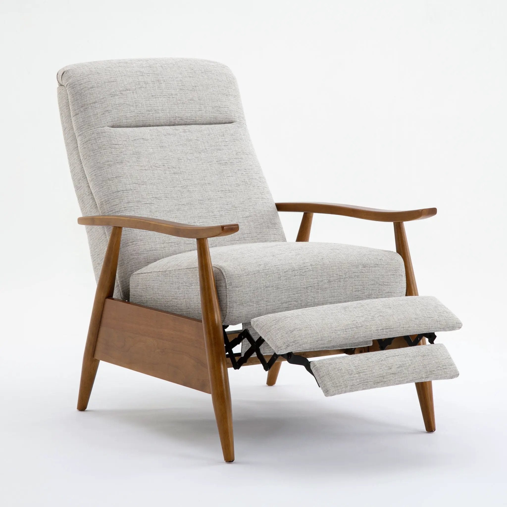 Vaughn - Push Back Recliner With Solid Hardwood Legs by HouseOfZazla