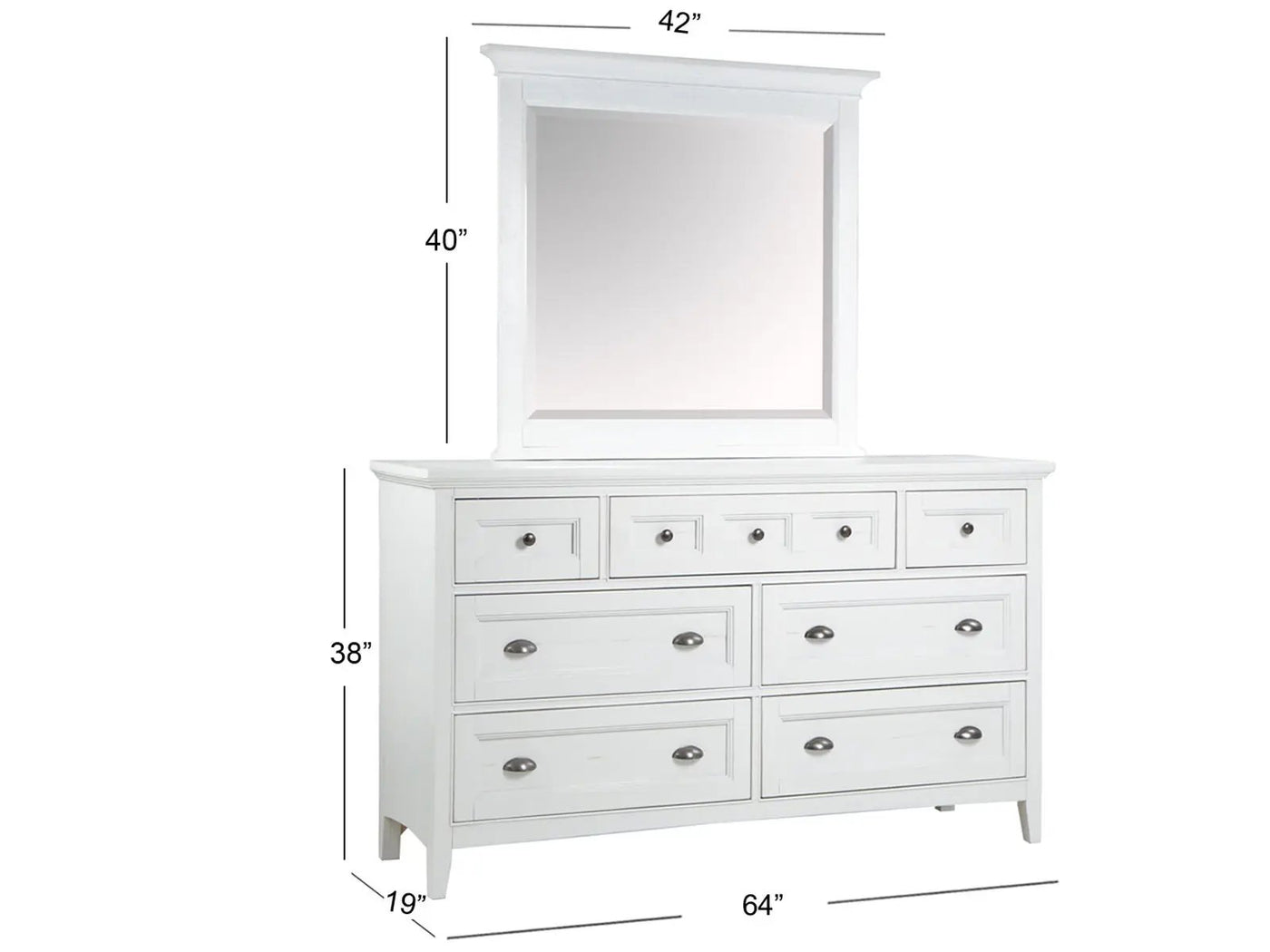 Heron Cove - Two Tone Drawer Dresser by Unique Piece Furniture
