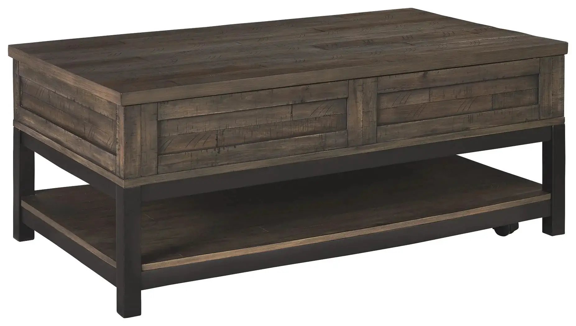 Johurst - LIFT TOP COCKTAIL TABLE - Grayish Brown by Unique Piece Furniture