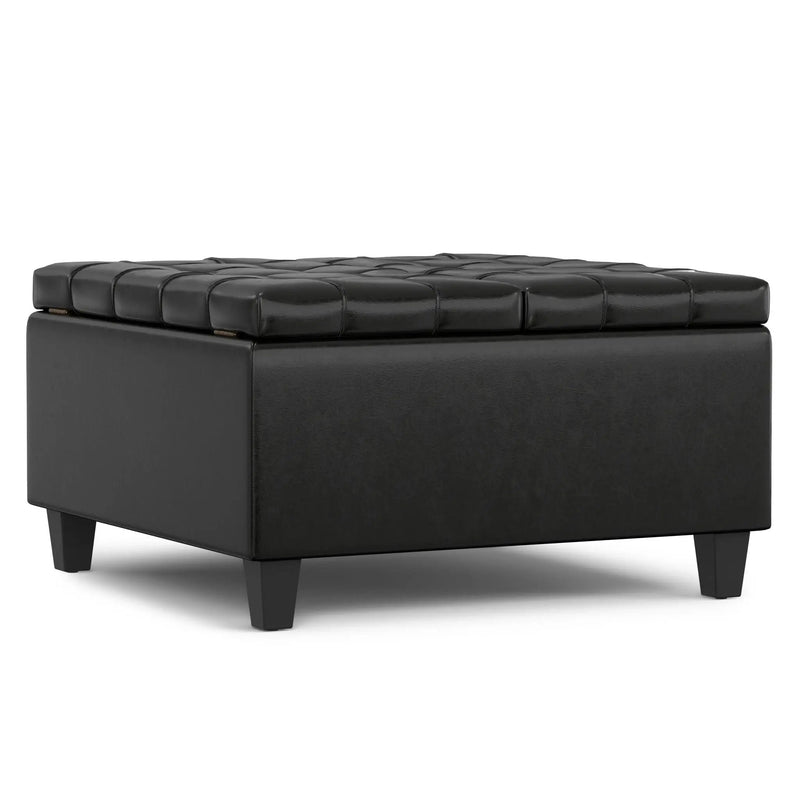 Harrison - Upholstered Coffee Table Storage Ottoman by Unique Piece Furniture