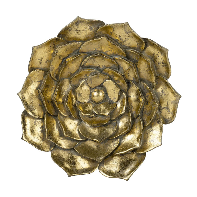 Succulent Wall Plaque Resin by Unique Piece Furniture