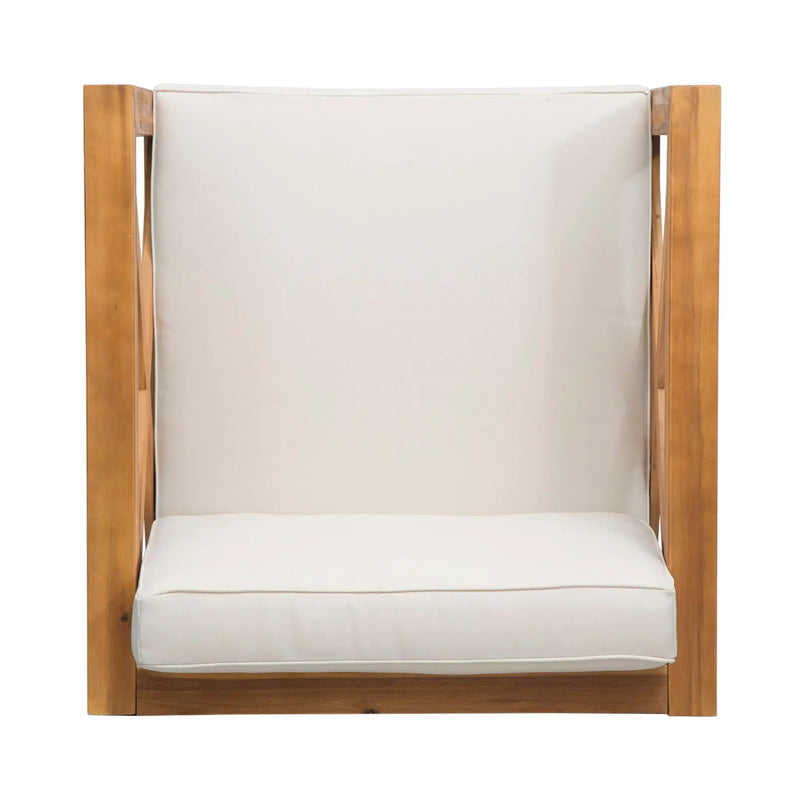 Brava Mid-Century Modern Club Chair with Water Resistant Cushions by HouseOfZazla