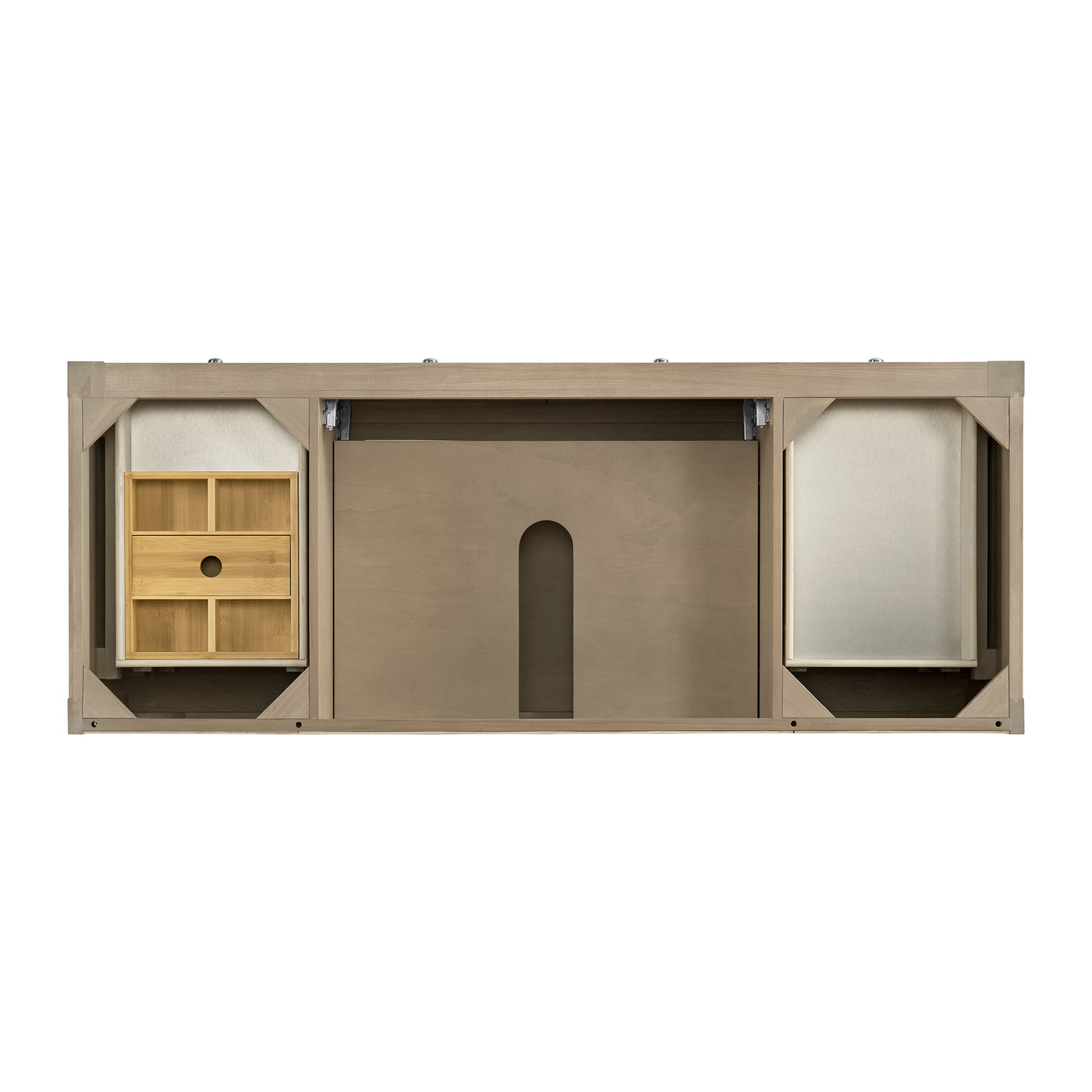 James Martin Breckenridge 60" Single Bathroom Vanity, Whitewashed Oak, view 19