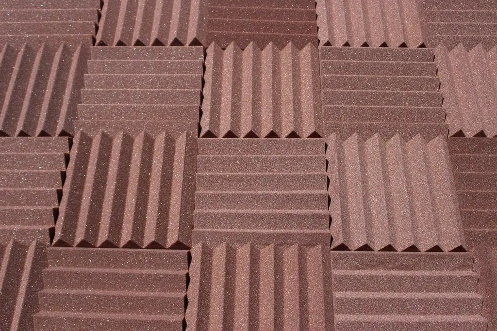 Easy Mount Acoustic Foam Kit - 12x12x2" Acoustic Foam Panels With Adhesive - Wedge Style - 4 Pack by SoundAssured