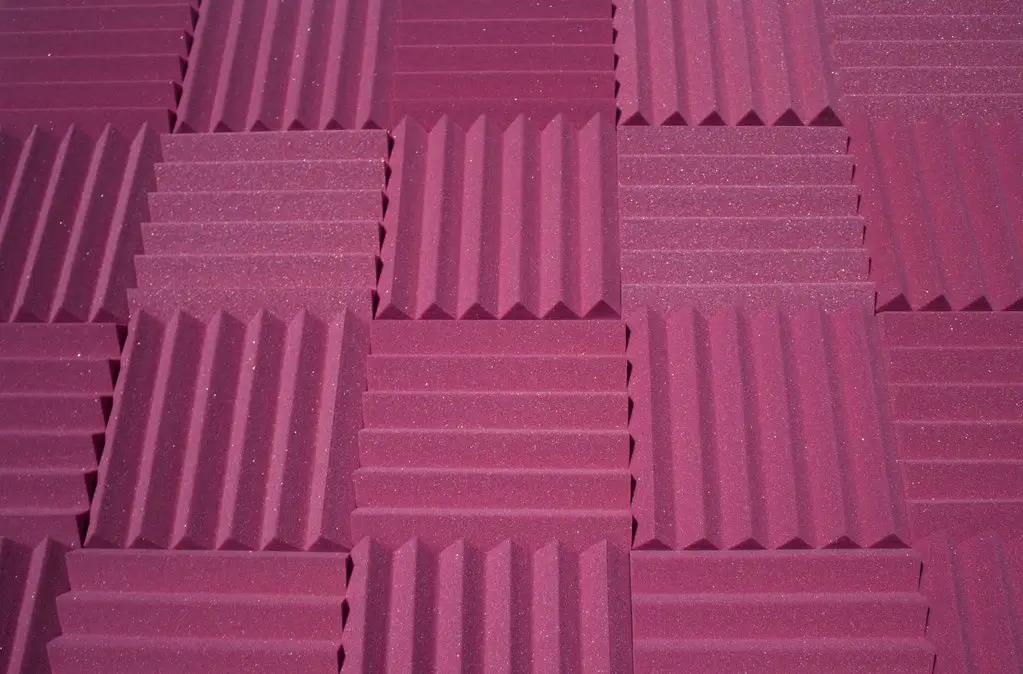 2 Inch Acoustic Foam Wedge Style Panels - 13 Color Options by SoundAssured