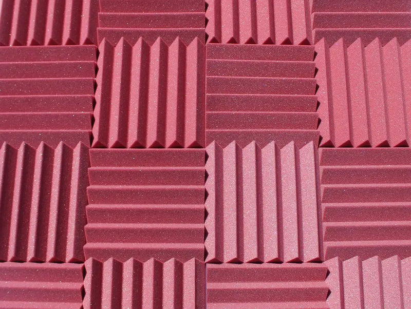 Easy Mount Acoustic Foam Kit - 12x12x2" Acoustic Foam Panels With Adhesive - Wedge Style - 4 Pack by SoundAssured