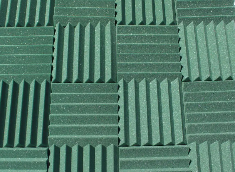 Easy Mount Acoustic Foam Kit - 12x12x2" Acoustic Foam Panels With Adhesive - Wedge Style - 4 Pack by SoundAssured