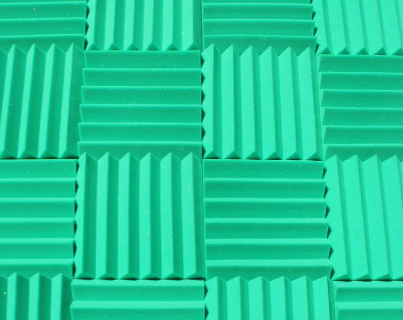 Easy Mount Acoustic Foam Kit - 12x12x2" Acoustic Foam Panels With Adhesive - Wedge Style - 4 Pack by SoundAssured