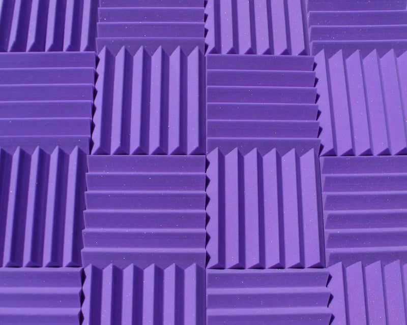 2 Inch Acoustic Foam Wedge Style Panels - 13 Color Options by SoundAssured