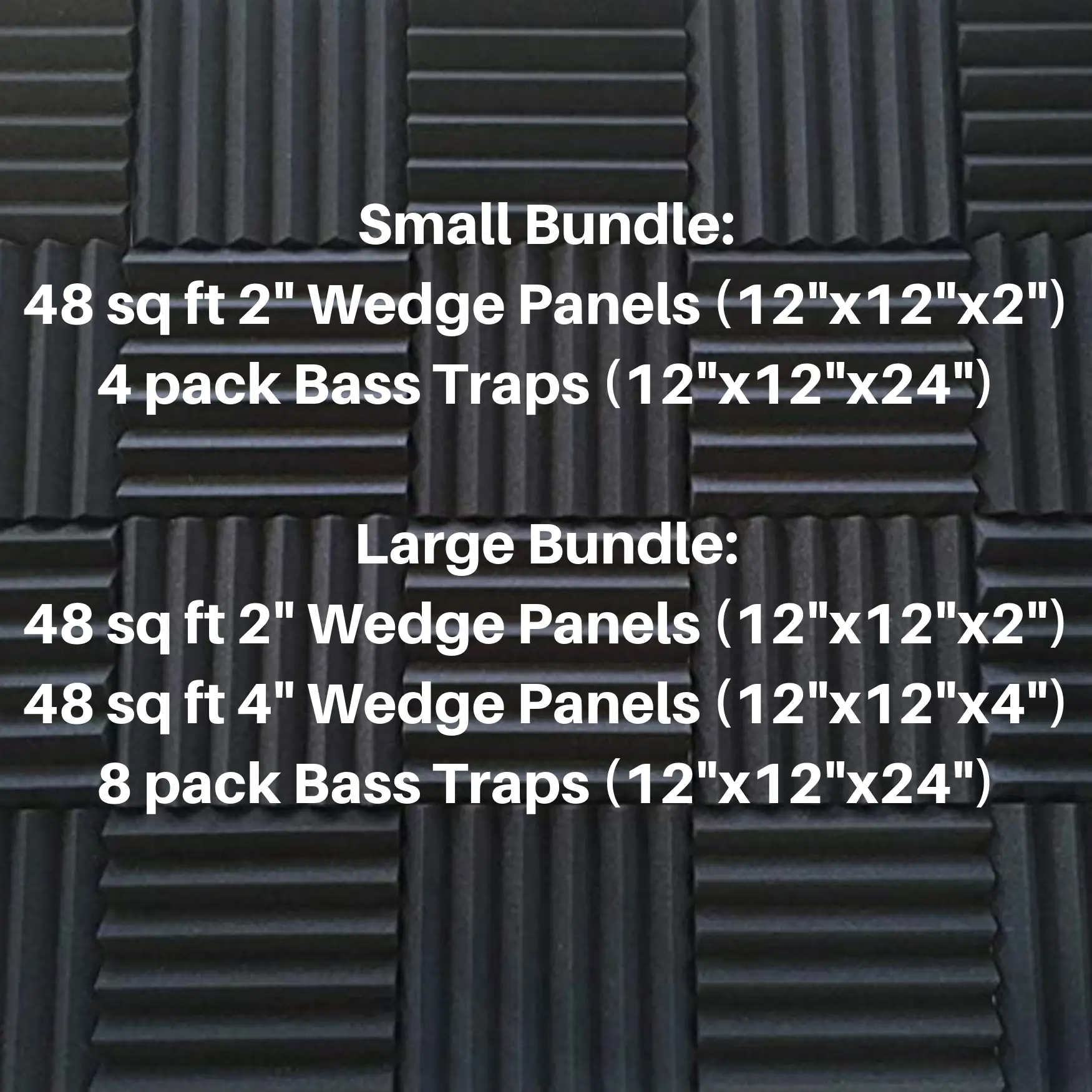 Recording Studio Acoustic Treatment Bundles by SoundAssured