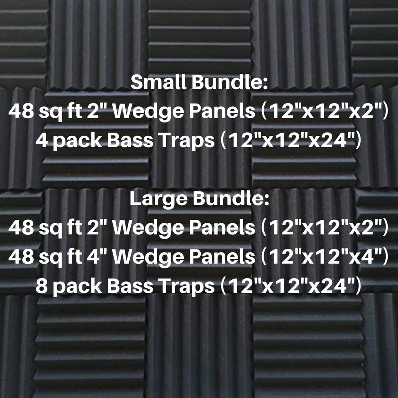 Recording Studio Acoustic Treatment Bundles by SoundAssured