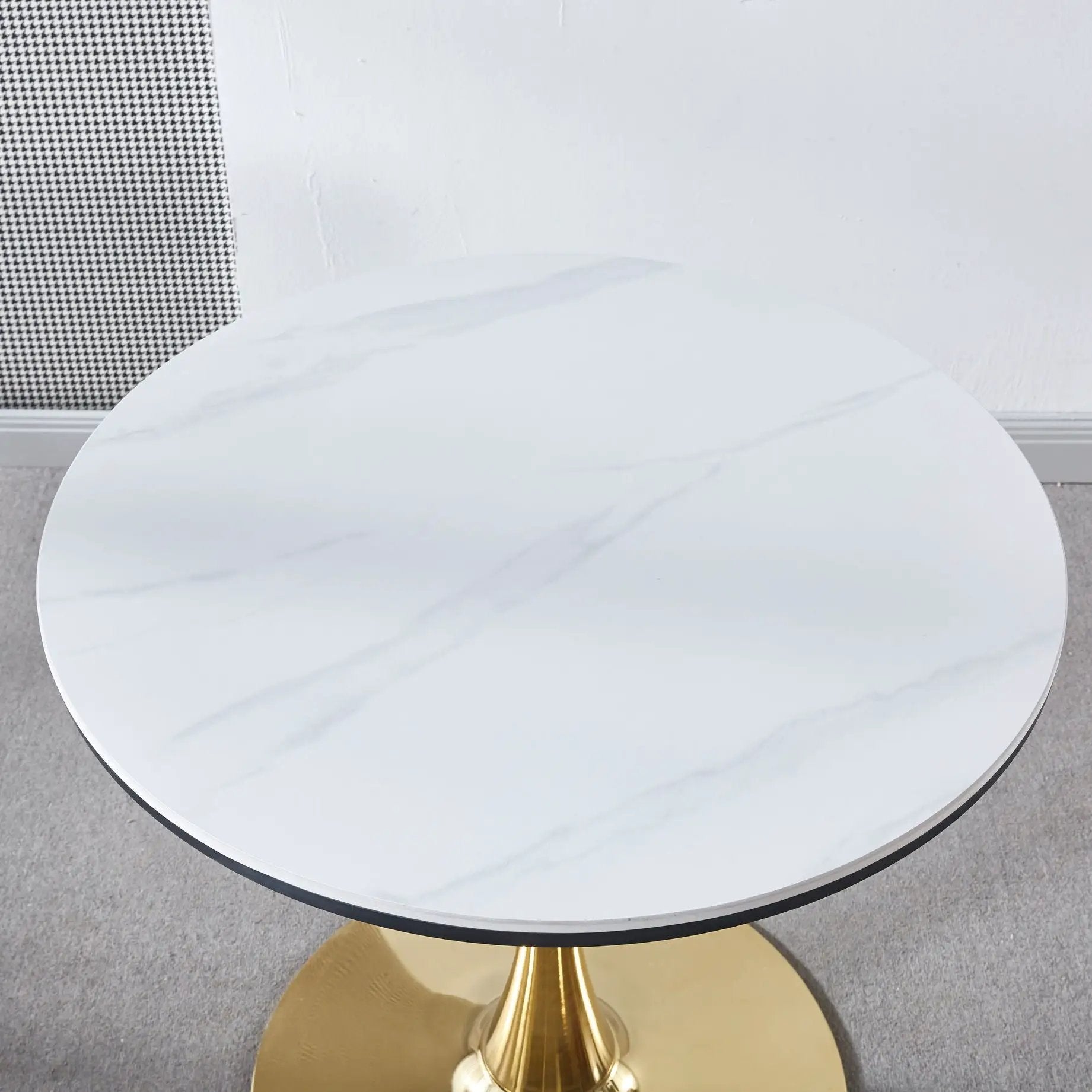 Tulip Table Mid-Century Dining Table With Round Table Top, Pedestal Dining Table, End Table Leisure Coffee Table by Unique Piece Furniture