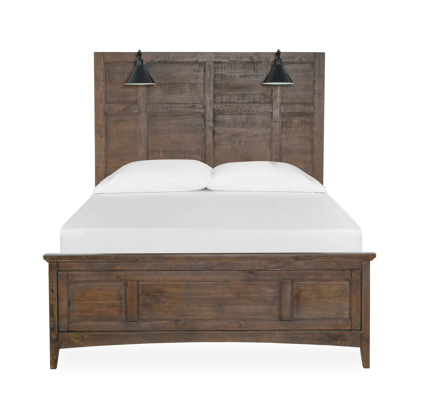 Bay Creek - Complete Lamp Panel Bed With Regular Rails by Unique Piece Furniture