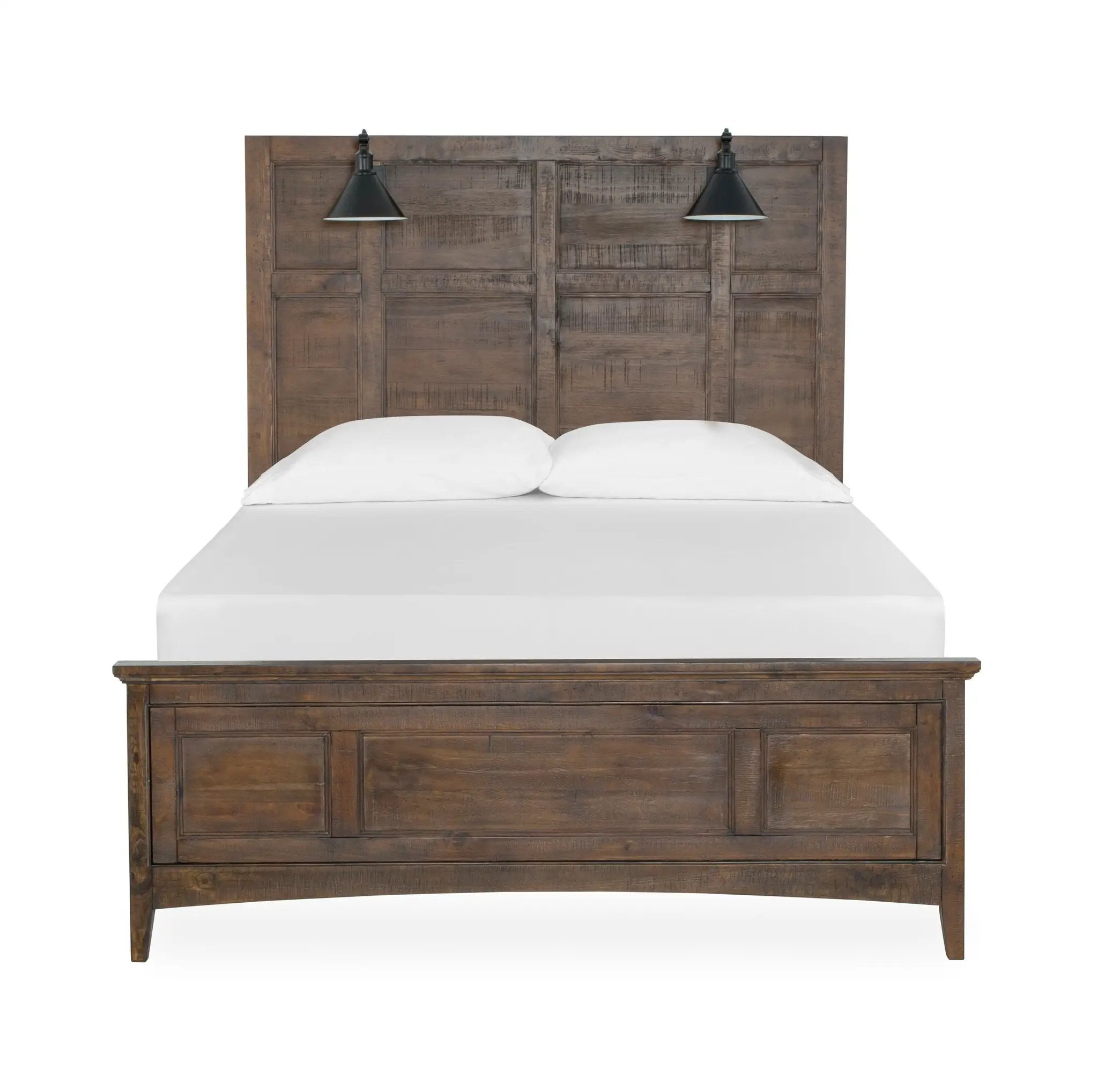 Bay Creek - Complete Lamp Panel Bed With Regular Rails by Unique Piece Furniture