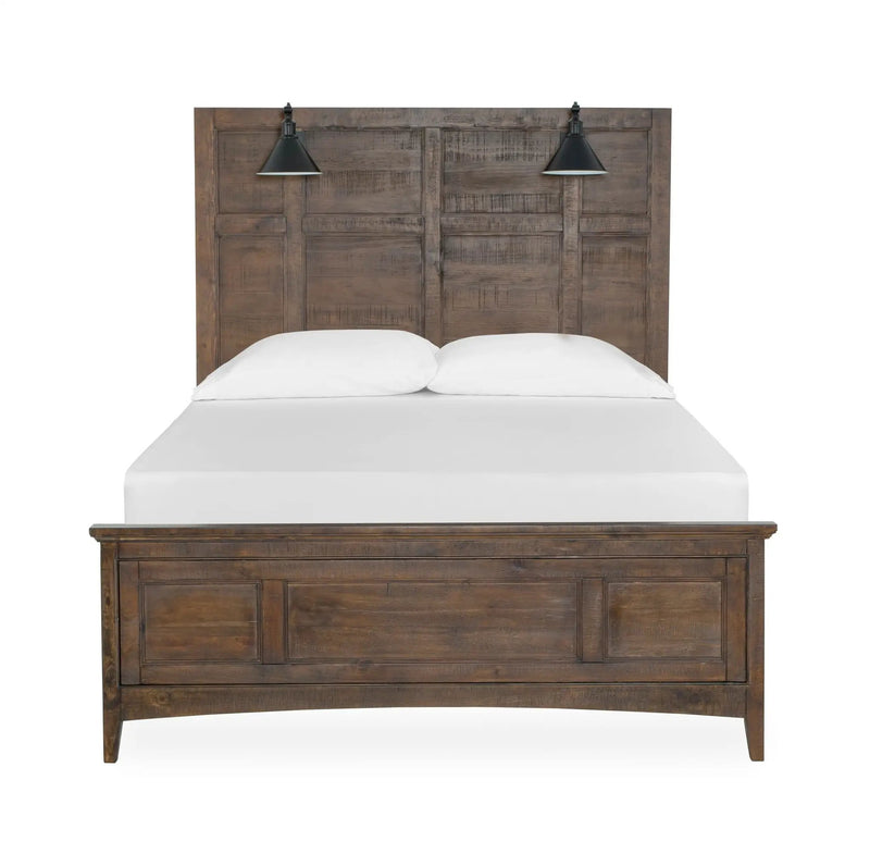 Bay Creek - Complete Lamp Panel Bed With Regular Rails by Unique Piece Furniture