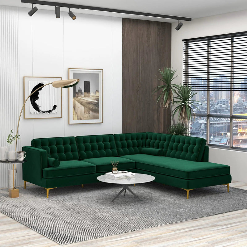 Brooke - Modern Design Sectional Sofa by HouseOfZazla