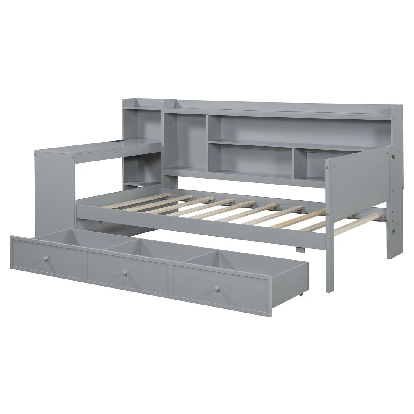 Daybed With 3 Drawers USB Ports And Desk by Unique Piece Furniture
